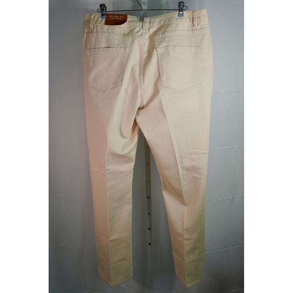 Coldwater Creek Size 16 Natural Fit Mini Boot Cut Ivory Jeans NWT - Picture 5 of 6